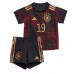 Nemecko Leroy Sane #19 Vonkajší Detský futbalový dres MS 2022 Krátky Rukáv (+ trenírky)
